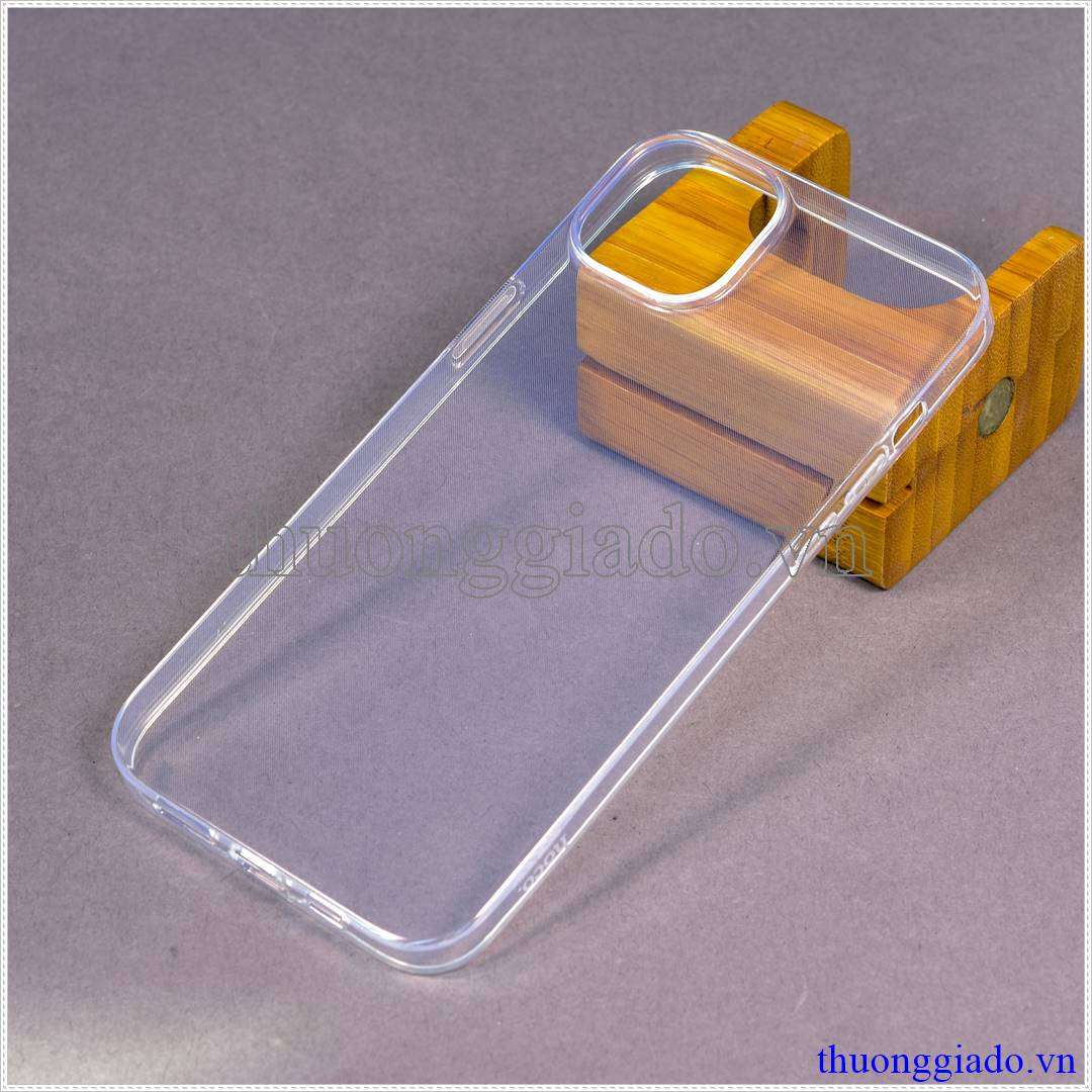 Ốp lưng dẻo trong suốt iPhone 14 Plus hiệu HOCO