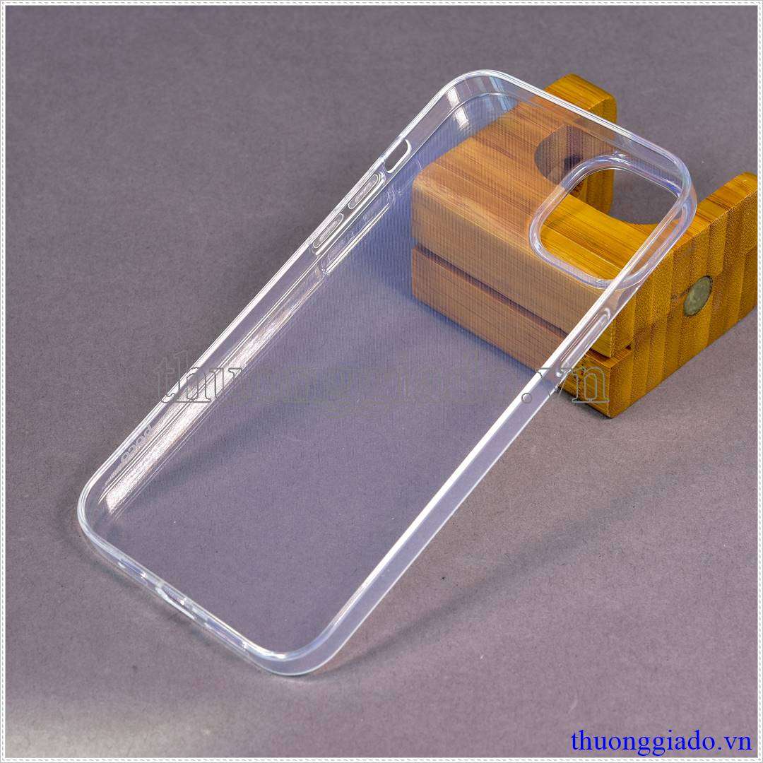 Ốp lưng dẻo trong suốt iPhone 14 Plus hiệu HOCO