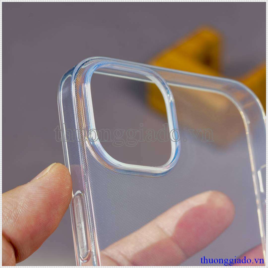Ốp lưng dẻo trong suốt iPhone 14 Plus hiệu HOCO