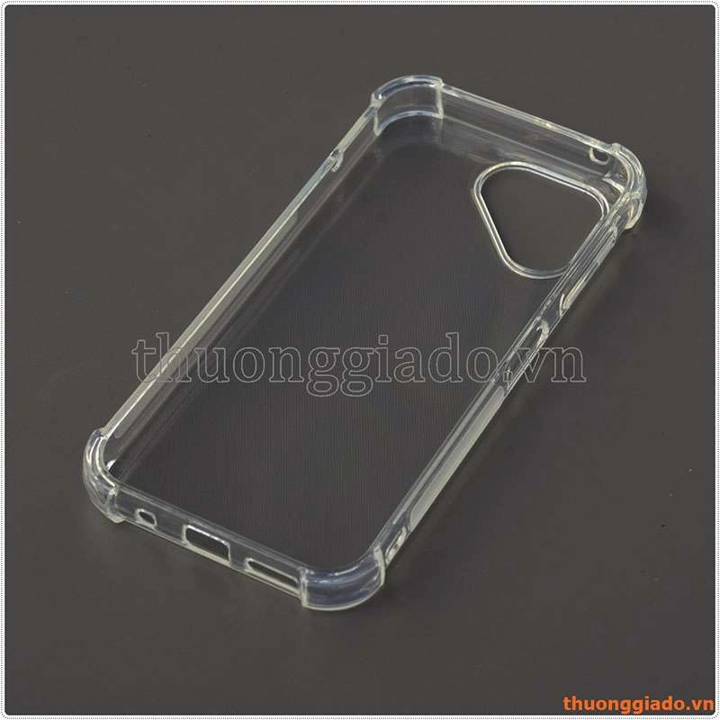 Ốp lưng dẻo trong suốt Fairphone 5, chống sốc 4 góc