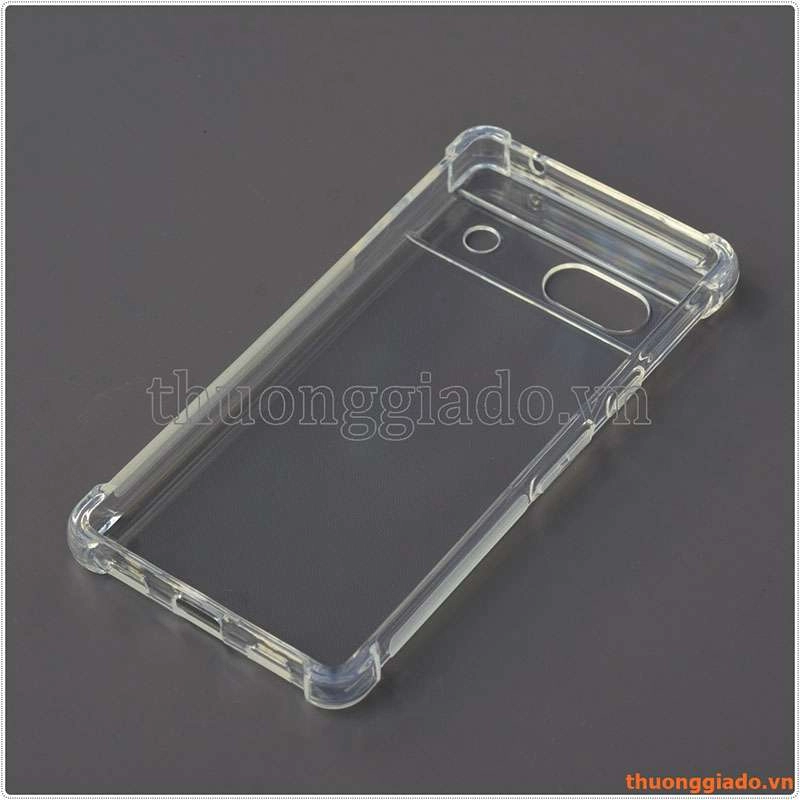 Ốp lưng dẻo trong suốt Google Pixel 7a, chống sốc 4 góc