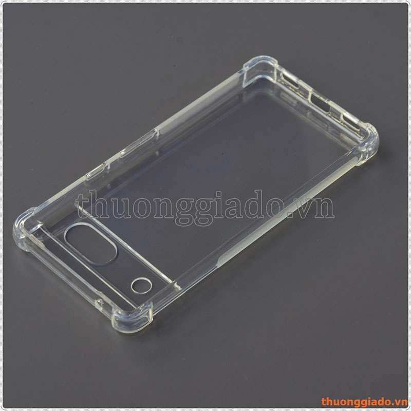 Ốp lưng dẻo trong suốt Google Pixel 7a, chống sốc 4 góc