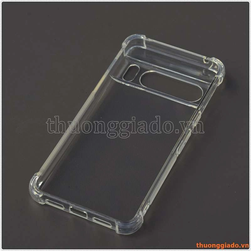 Ốp lưng dẻo trong suốt Google Pixel 8 Pro, chống sốc 4 góc