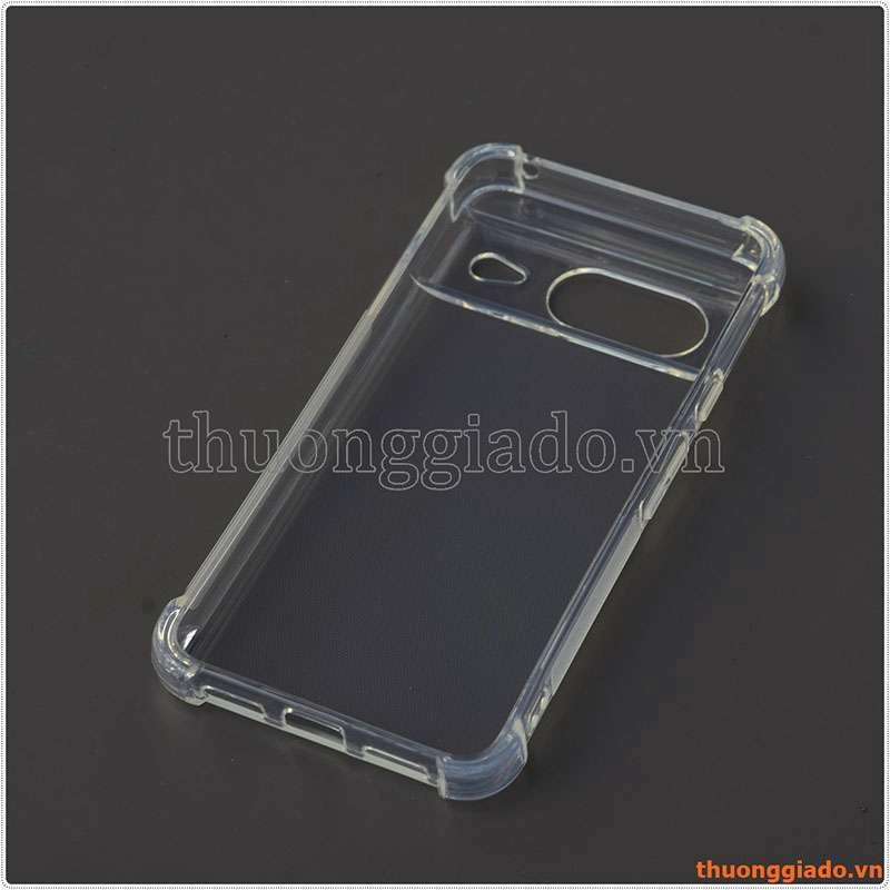 Ốp lưng dẻo trong suốt Google Pixel 8, chống sốc 4 góc