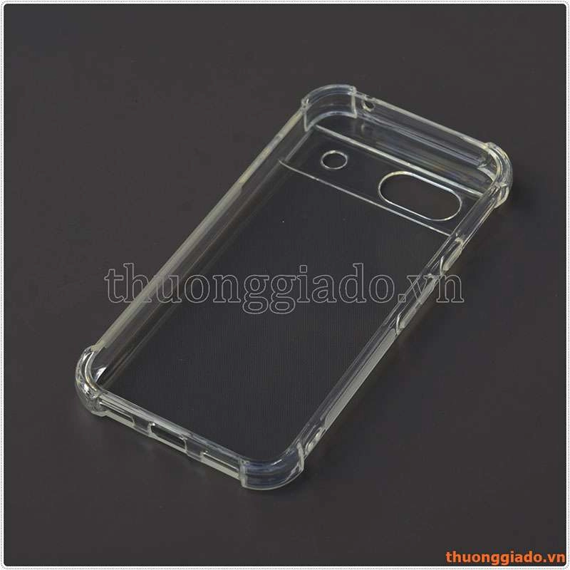 Ốp lưng dẻo trong suốt Google Pixel 8a, chống sốc 4 góc