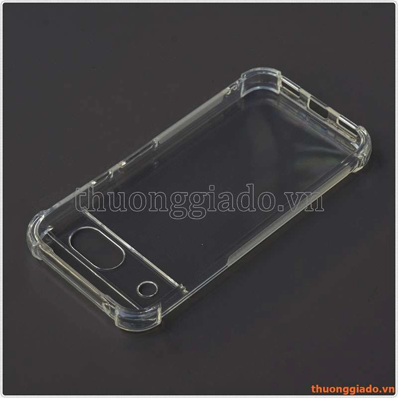 Ốp lưng dẻo trong suốt Google Pixel 8a, chống sốc 4 góc