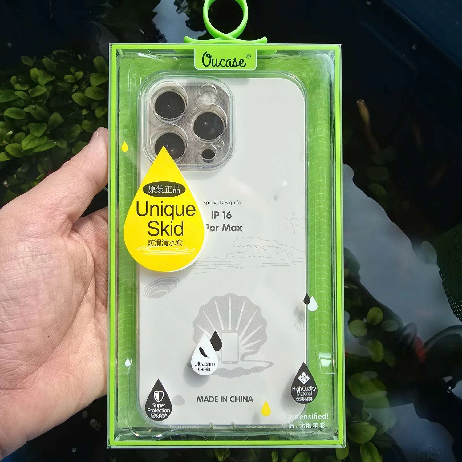 ốp lưng dẻo trong suốt iPhone 16 Pro Max hiệu Vu Case