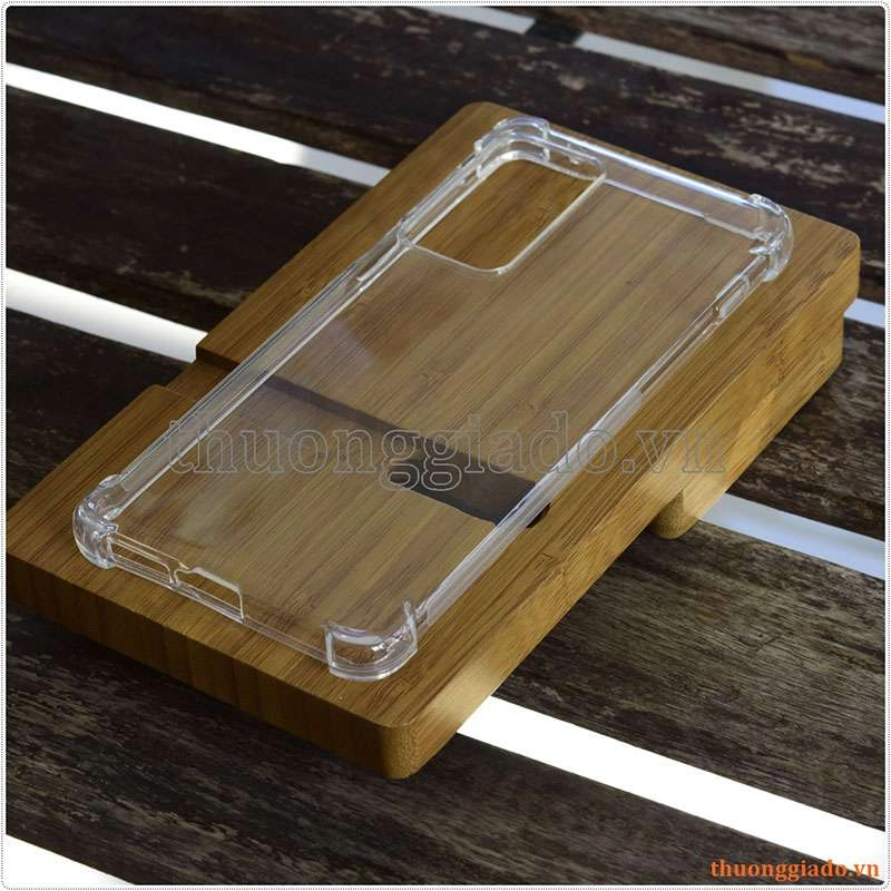 Ốp lưng dẻo trong suốt Motorola Edge 20 Pro, tăng cường chống sốc 4 góc