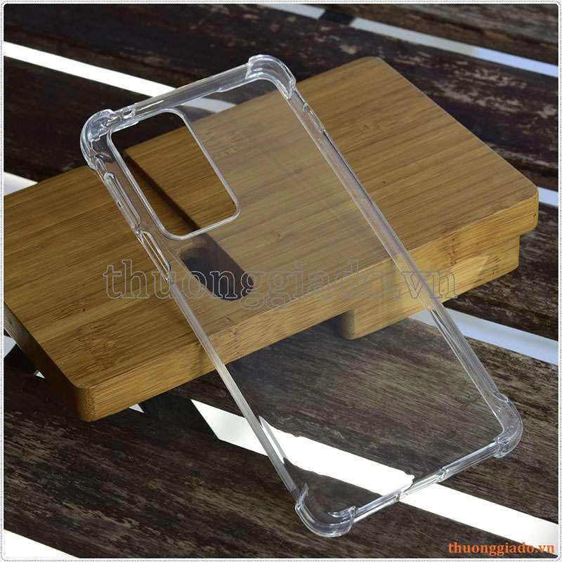 Ốp lưng dẻo trong suốt Motorola Edge 20 Pro, tăng cường chống sốc 4 góc