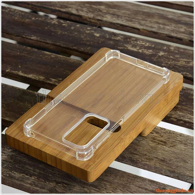 Ốp lưng dẻo trong suốt Motorola Edge 20, chống sốc 4 góc