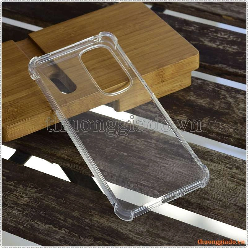 Ốp lưng dẻo trong suốt Motorola Edge 30 (5G), chống sốc 4 góc