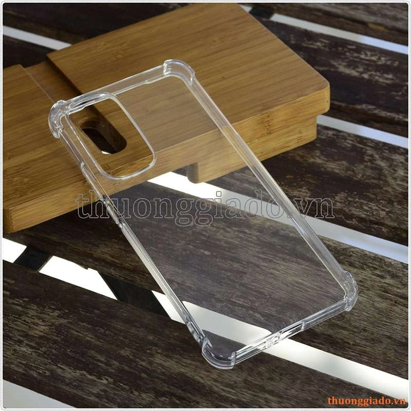 Ốp lưng dẻo trong suốt Motorola Edge 30 (5G), chống sốc 4 góc