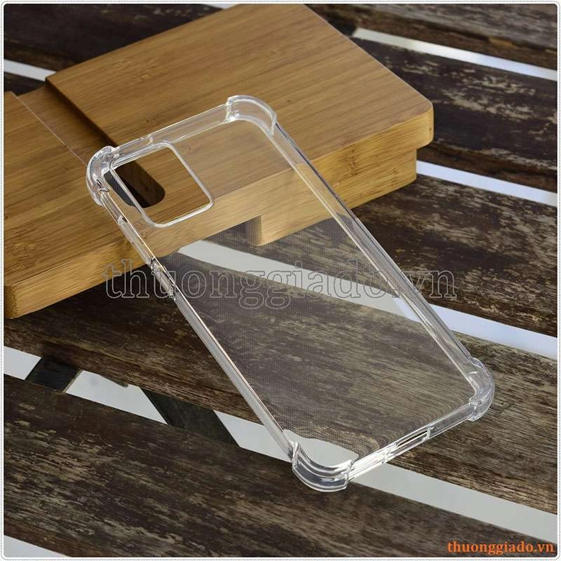 Ốp lưng dẻo trong suốt Motorola Edge 30 Neo, chống sốc 4 góc
