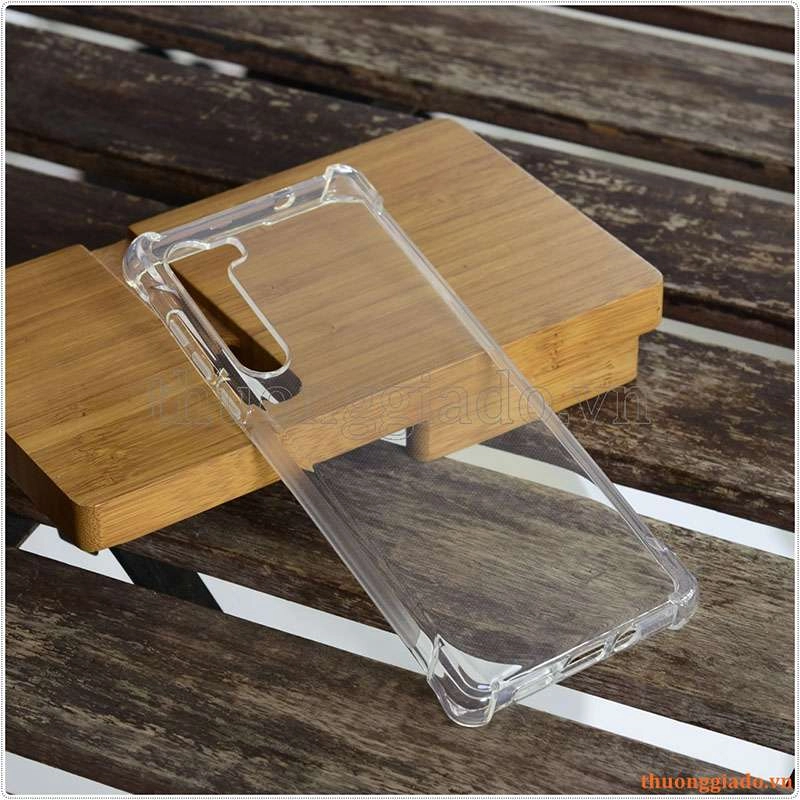 Ốp lưng dẻo trong suốt Motorola Edge, chống sốc 4 góc