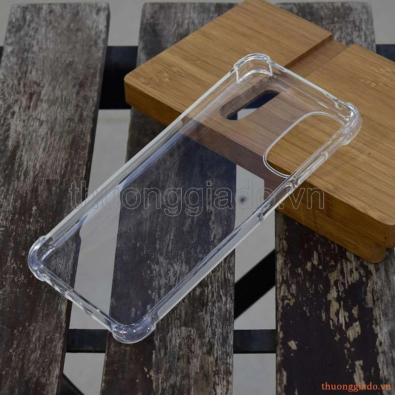 Ốp lưng dẻo trong suốt Motorola Moto G 5G (2022), tăng cường chống sốc 4 góc
