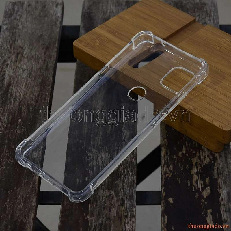 Ốp lưng dẻo trong suốt Motorola Moto G 5G, tăng cường chống sốc 4 góc