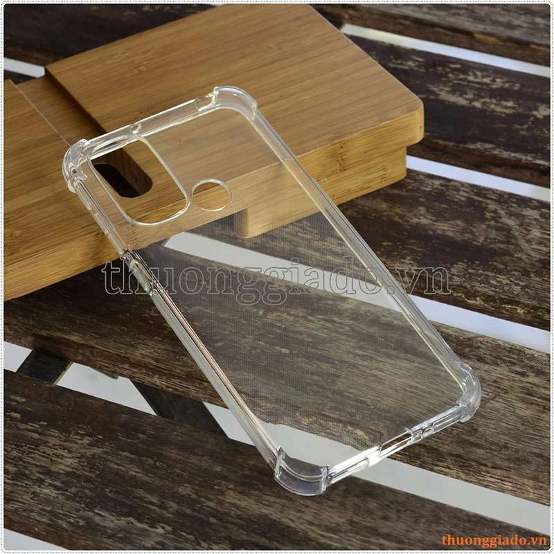 Ốp lưng dẻo trong suốt Motorola Moto G31, chống sốc 4 góc