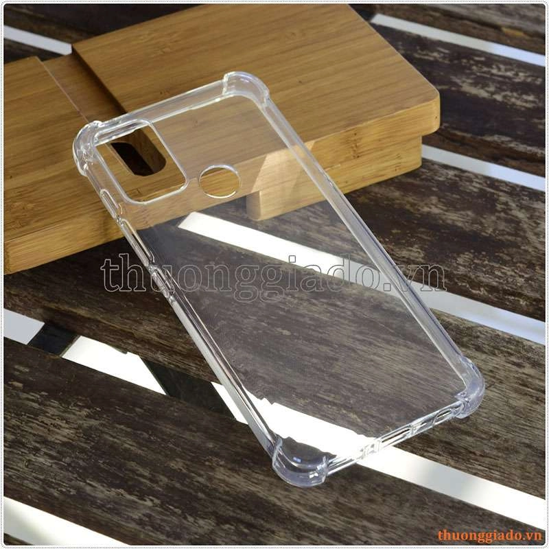 Ốp lưng dẻo trong suốt Motorola Moto G50 5G, chống sốc 4 góc