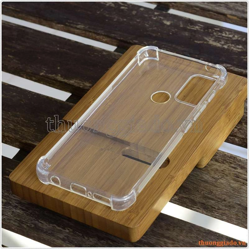 Ốp lưng dẻo trong suốt Motorola Moto G50 5G, chống sốc 4 góc