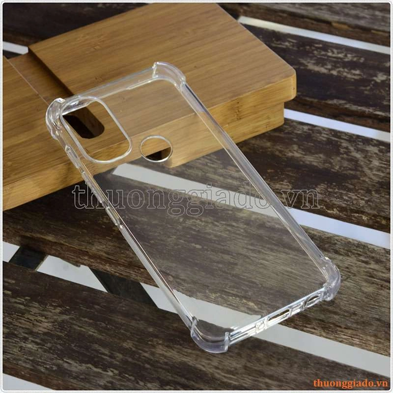 Ốp lưng dẻo trong suốt Motorola Moto G71 (5G), chống sốc 4 góc