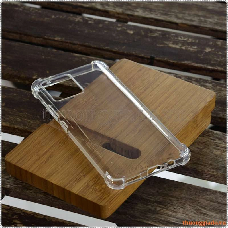 Ốp lưng dẻo trong suốt Motorola Moto G72 (4G), chống sốc 4 góc