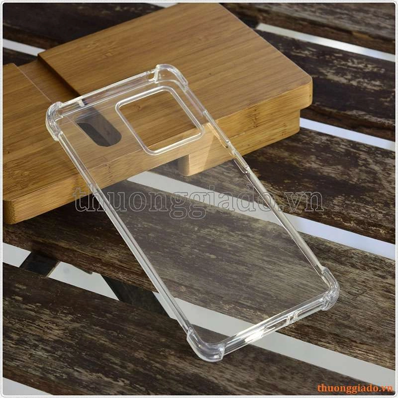 Ốp lưng dẻo trong suốt Motorola Moto S30 Pro, chống sốc 4 góc