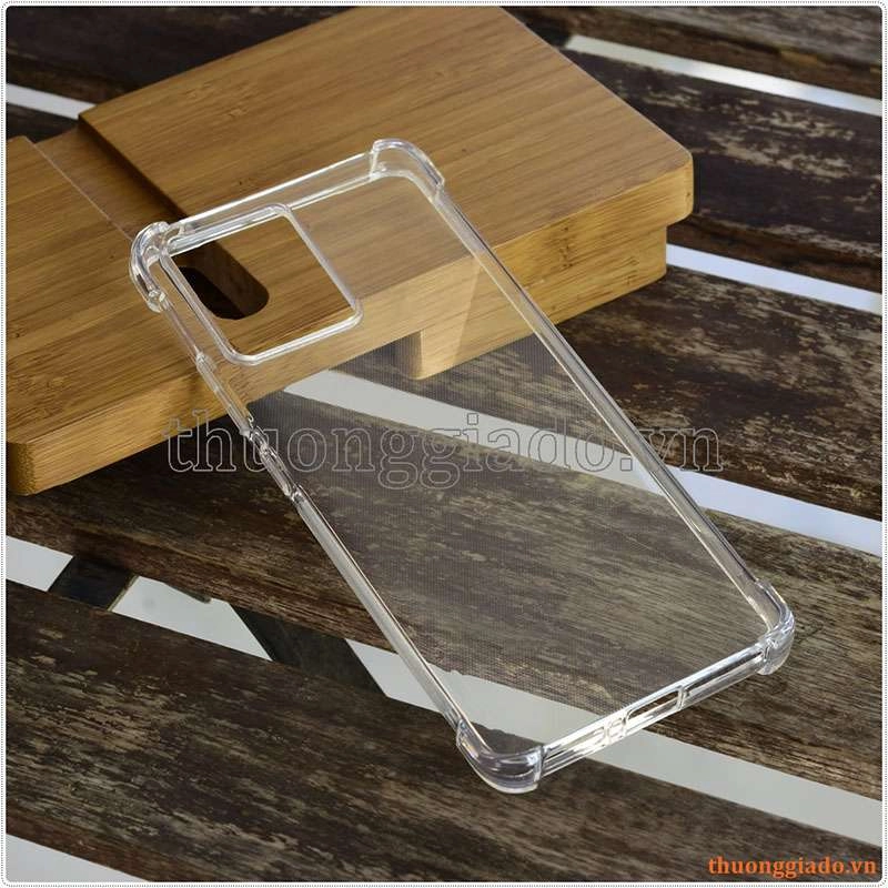Ốp lưng dẻo trong suốt Motorola Moto S30 Pro, chống sốc 4 góc