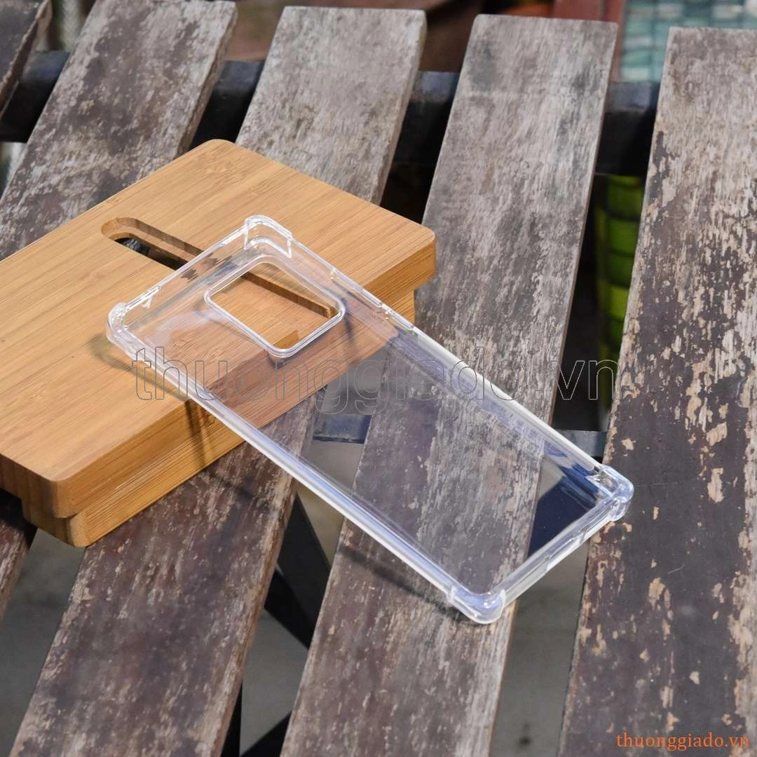 Ốp lưng dẻo trong suốt Motorola Moto X30 Pro, tăng cường chống sốc 4 góc