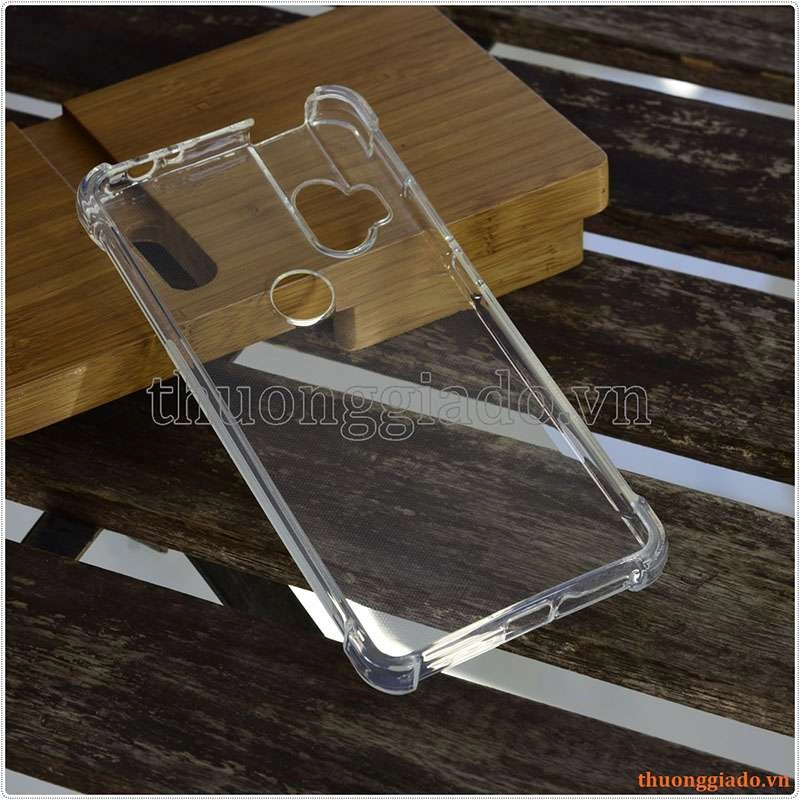 Ốp lưng dẻo trong suốt Motorola One Hyper, chống sốc 4 góc