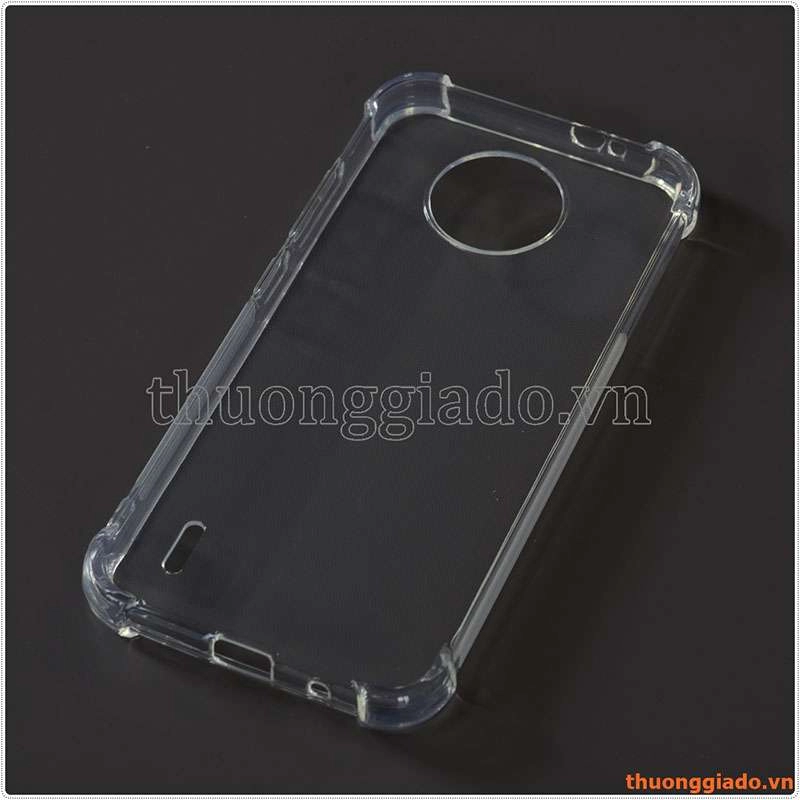 Ốp lưng dẻo trong suốt Nokia C200, tăng cường chống sốc 4 góc