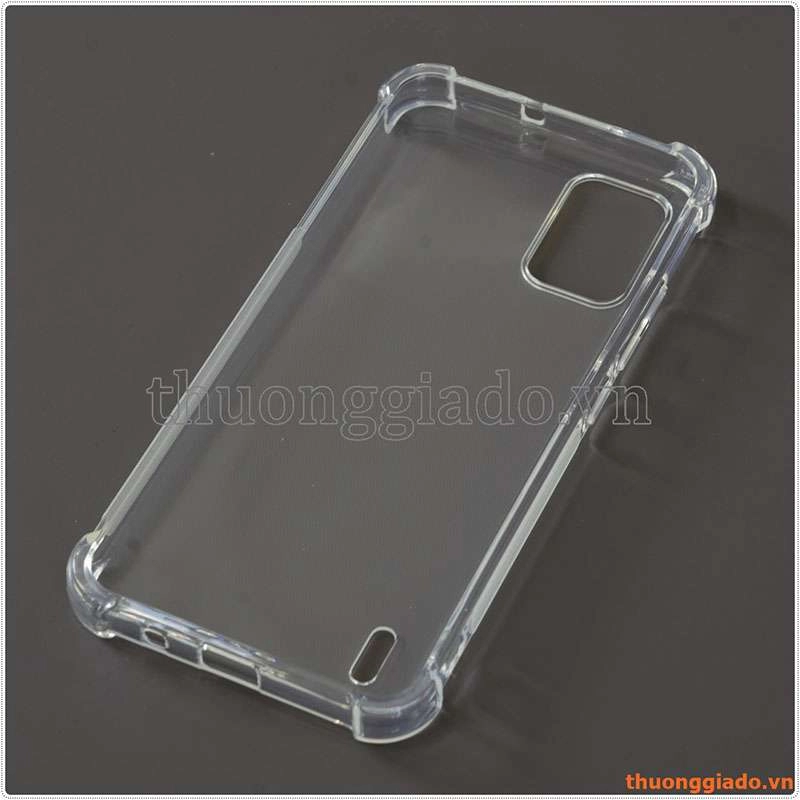 Ốp lưng dẻo trong suốt Nokia C210 (4G), tăng cường chống sốc 4 góc
