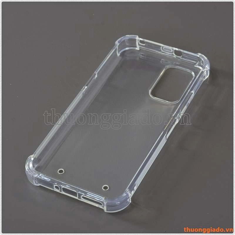 Ốp lưng dẻo trong suốt Nokia XR21 (5G), tăng cường chống sốc 4 góc