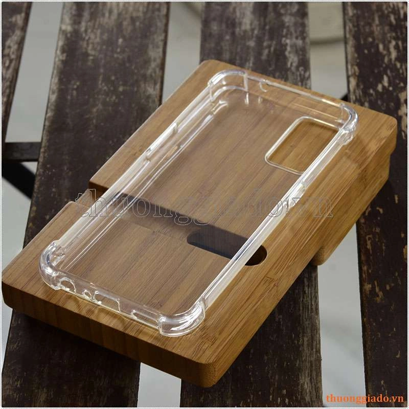 Ốp lưng dẻo trong suốt Oppo A55s (5G), tăng cường chống sốc 4 góc