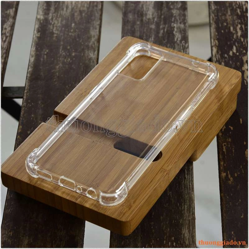 Ốp lưng dẻo trong suốt Oppo A55s (5G), tăng cường chống sốc 4 góc