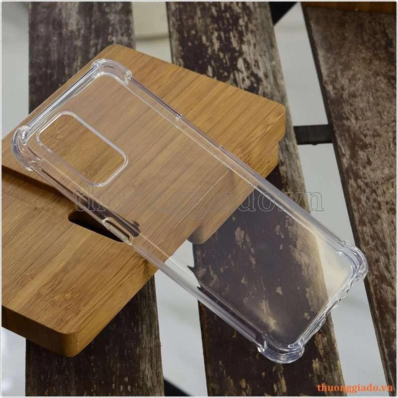 Ốp lưng dẻo trong suốt OPPO F19/ OPPO A74 (4G), tăng cường chống sốc 4 góc