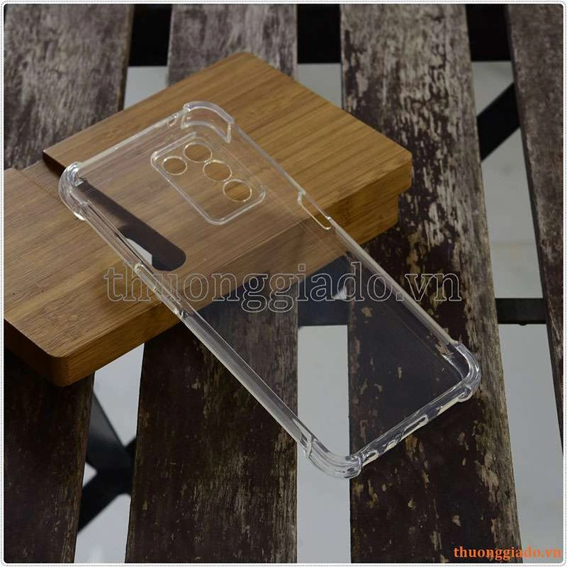 Ốp lưng dẻo trong suốt OPPO K9s, tăng cường chống sốc 4 góc