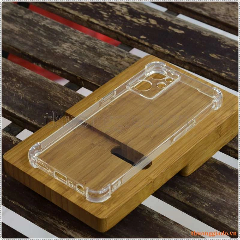 Ốp lưng dẻo trong suốt OPPO Reno7 A / OPPO Reno9 A, tăng cường chống sốc 4 góc