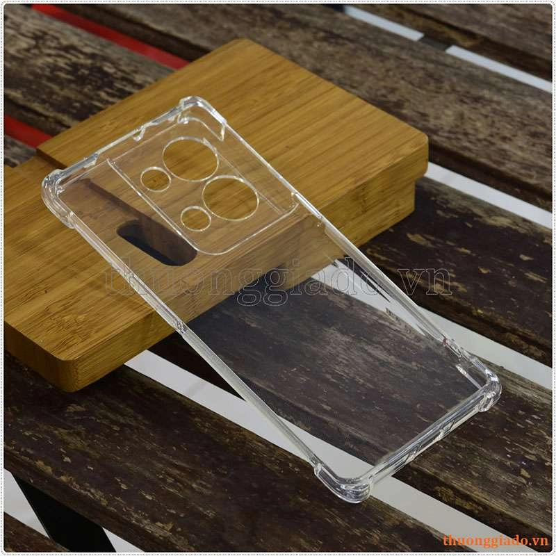 Ốp lưng dẻo trong suốt Oppo Reno9 Pro Plus 5G (China), tăng cường chống sốc 4 góc