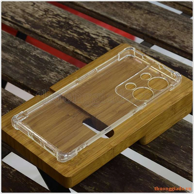 Ốp lưng dẻo trong suốt Oppo Reno9 Pro Plus 5G (China), tăng cường chống sốc 4 góc