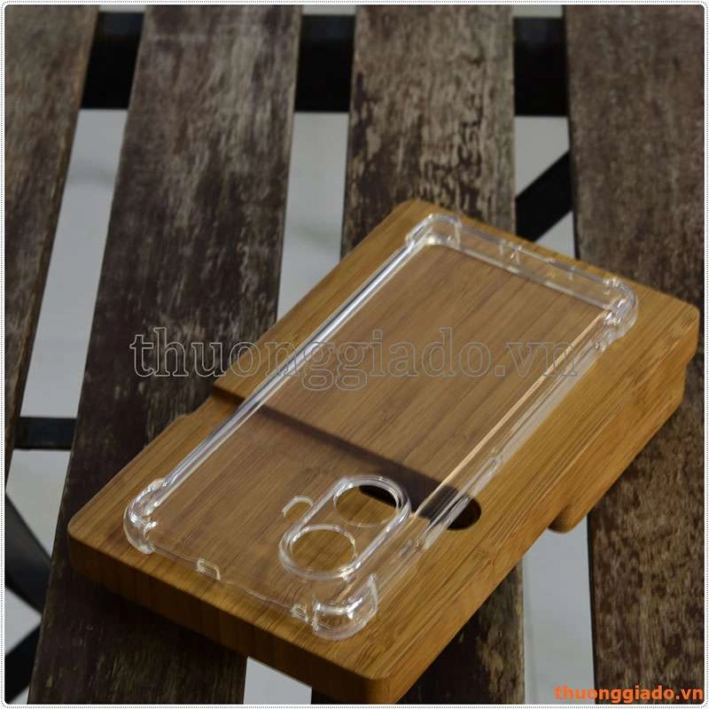 Ốp lưng dẻo trong suốt Realme 10 Pro Plus, tăng cường chống sốc 4 góc