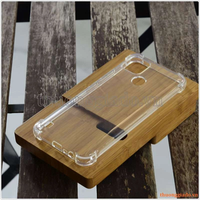 Ốp lưng dẻo trong suốt Realme C21-Y, tăng cường chống sốc 4 góc