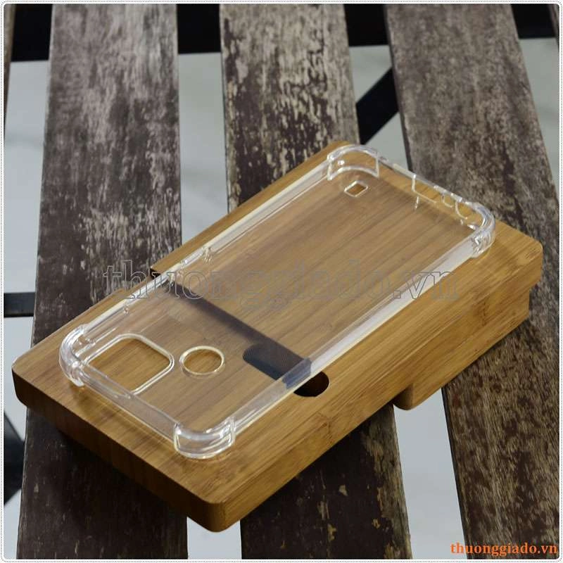 Ốp lưng dẻo trong suốt Realme C21-Y, tăng cường chống sốc 4 góc