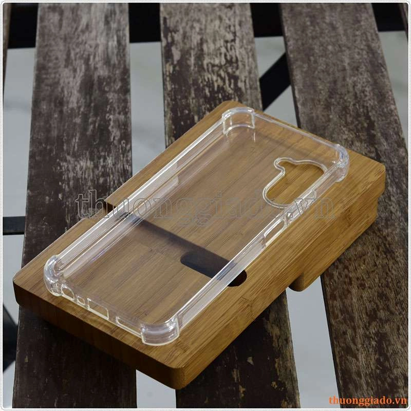 Ốp lưng dẻo trong suốt Realme C33 (4G), tăng cường chống sốc 4 góc