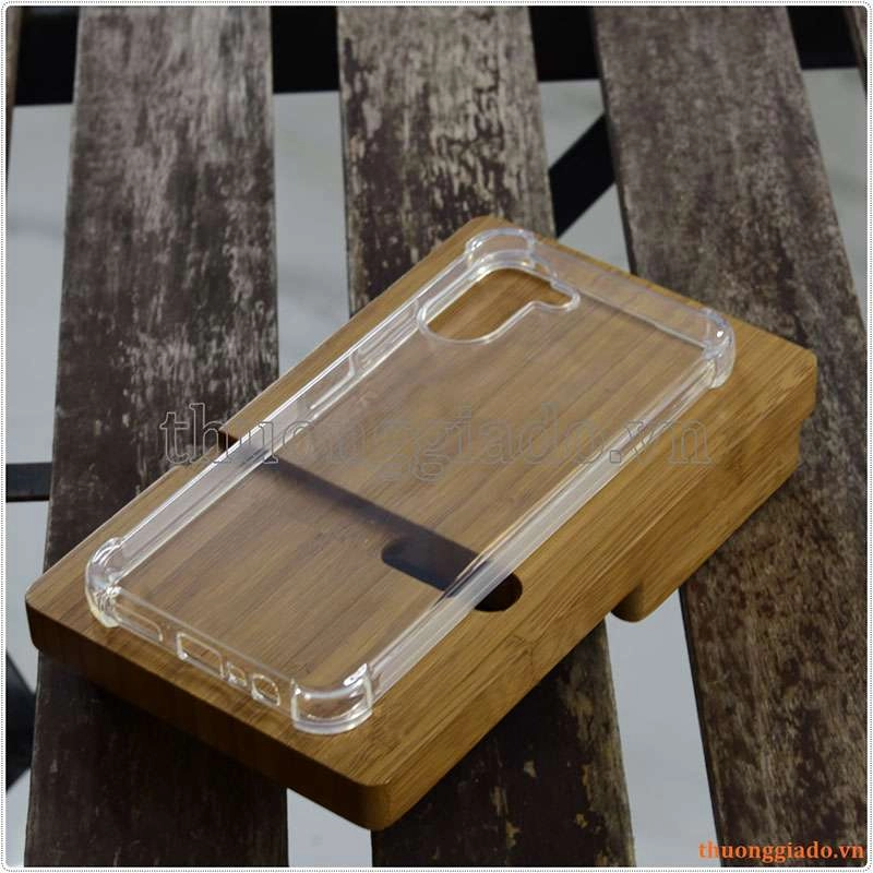 Ốp lưng dẻo trong suốt Realme C33 (4G), tăng cường chống sốc 4 góc