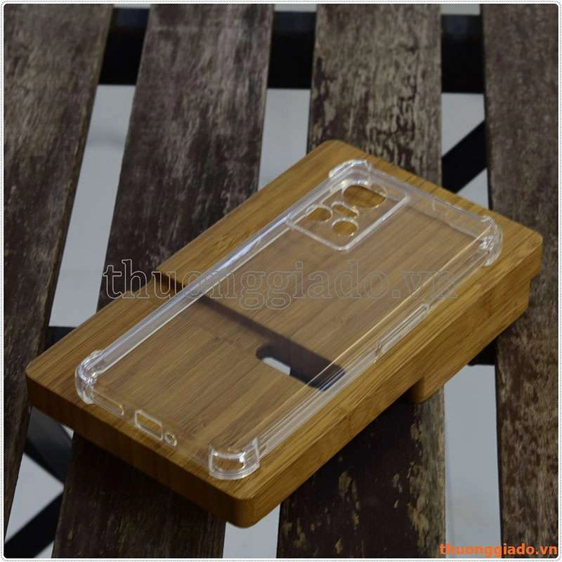 Ốp lưng dẻo trong suốt Realme GT Neo 3, tăng cường chống sốc 4 góc