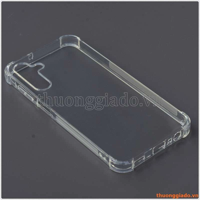 Ốp lưng dẻo trong suốt Samsung Galaxy A15, chống sốc 4 góc