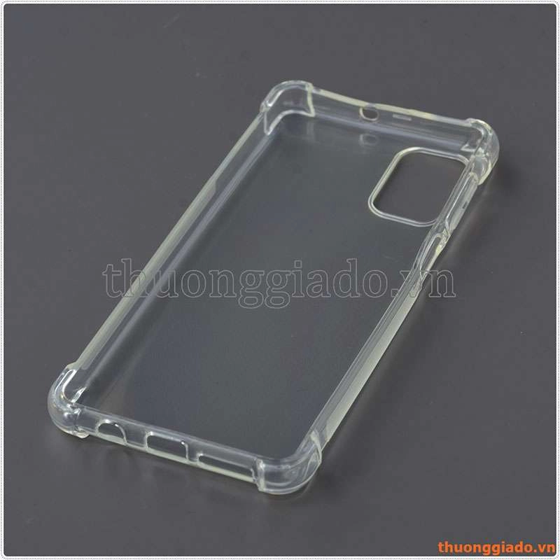Ốp lưng dẻo trong suốt Samsung Galaxy M51, chống sốc 4 góc