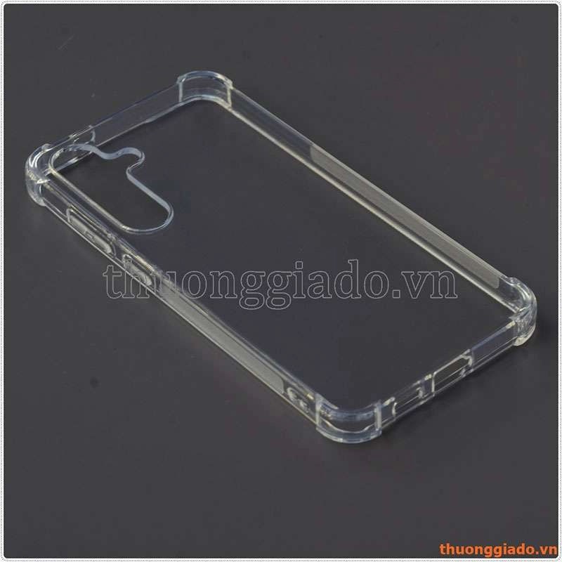 Ốp lưng dẻo trong suốt Samsung Galaxy S23 FE (5G), tăng cường chống sốc 4 góc