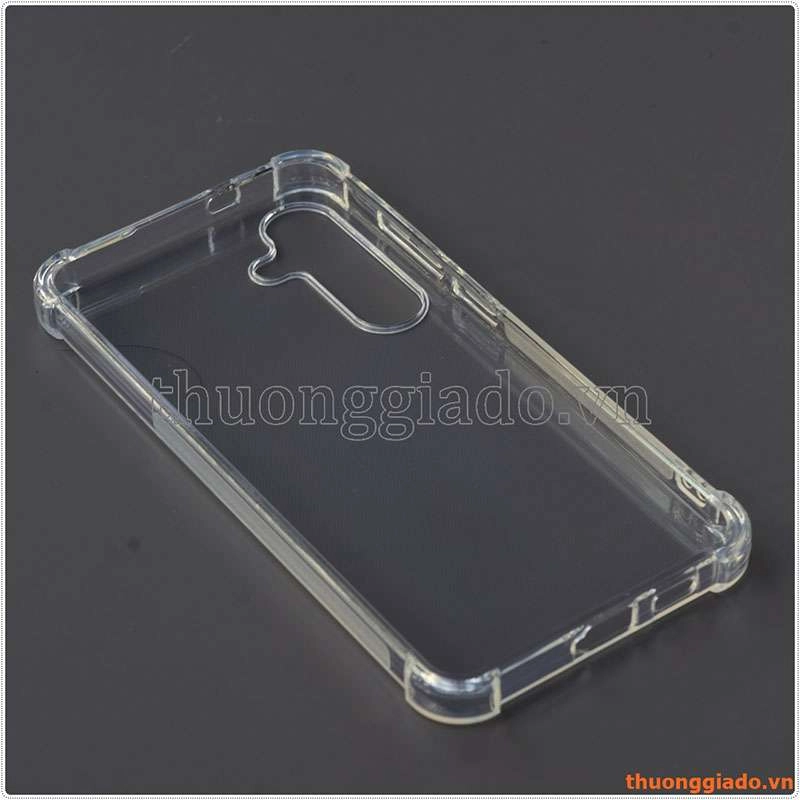 Ốp lưng dẻo trong suốt Samsung Galaxy S24 Plus, tăng cường chống sốc 4 góc