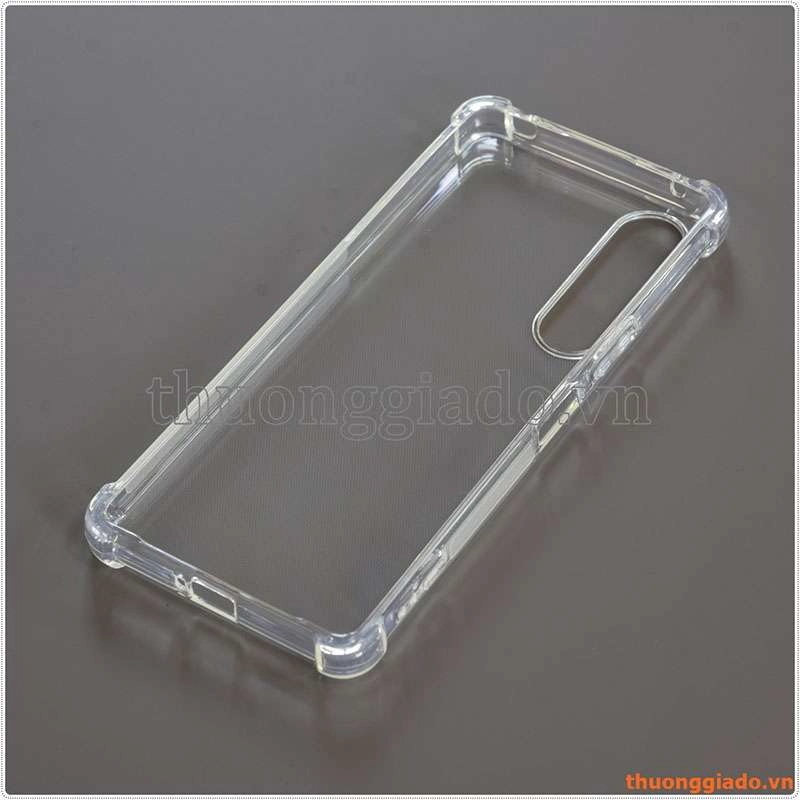 Ốp lưng dẻo trong suốt Sony Xperia 1 V, tăng cường chống sốc 4 góc